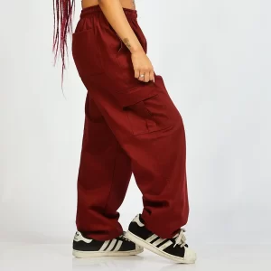 Calça cargo vinho